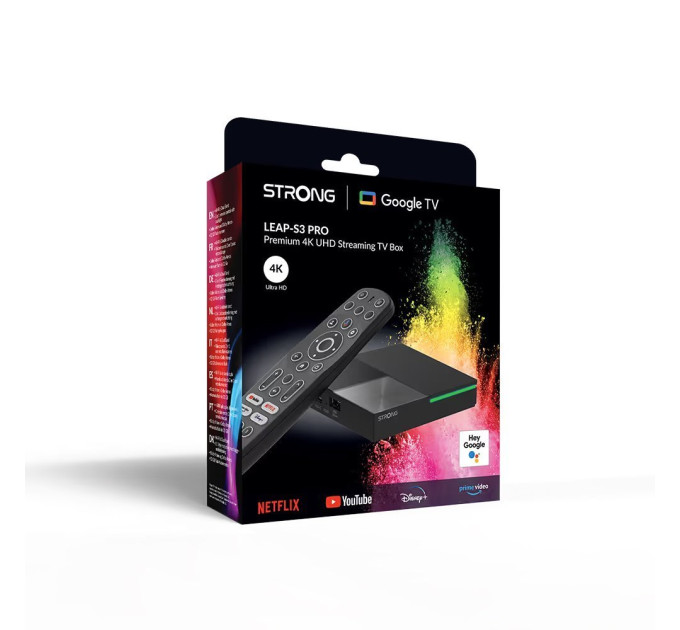 Смарт приставка 4K GOOGLE TV PREMIUM BOX S3 PRO 
