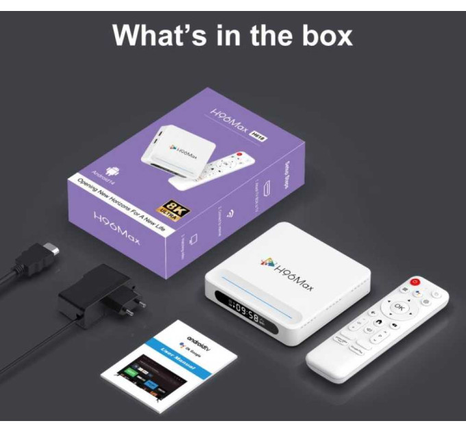 Смарт приставка H96 Max M1 PLUS 4/32GB