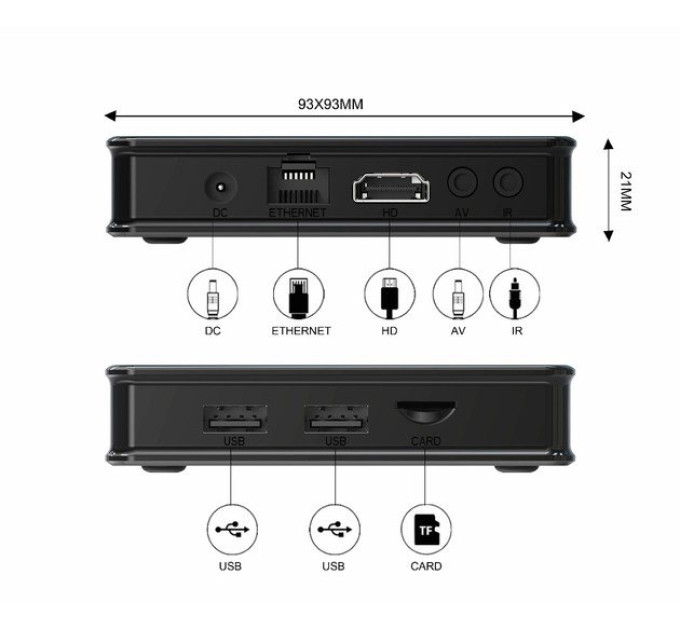 Смарт приставка X5 ATV 2GB/16GB з Bluetooth Пультом
