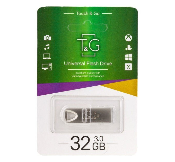 Флеш-накопичувач T&G 32GB Metal Series 117