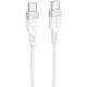 Hoco X-109 Type-C to Type-C 60W (1м, белый)