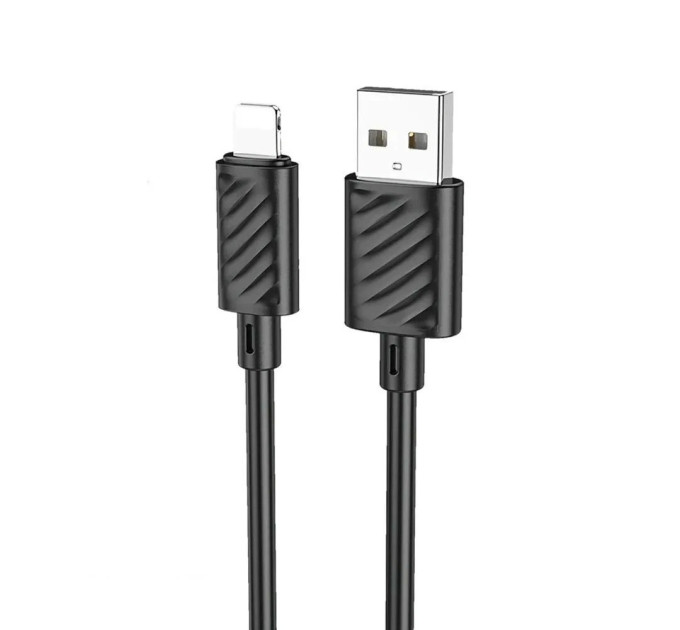 Hoco X-88 USB to Lightning (1м, черный)