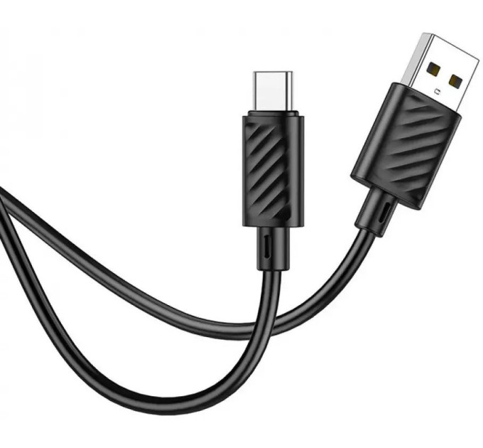 Hoco X-88 USB to Type-C (1м, черный)