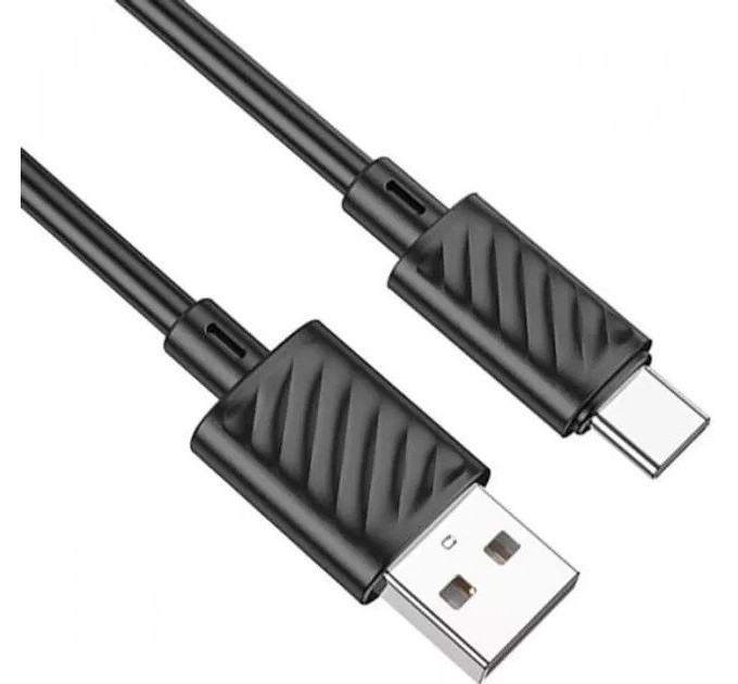 Hoco X-88 USB to Type-C (1м, черный)
