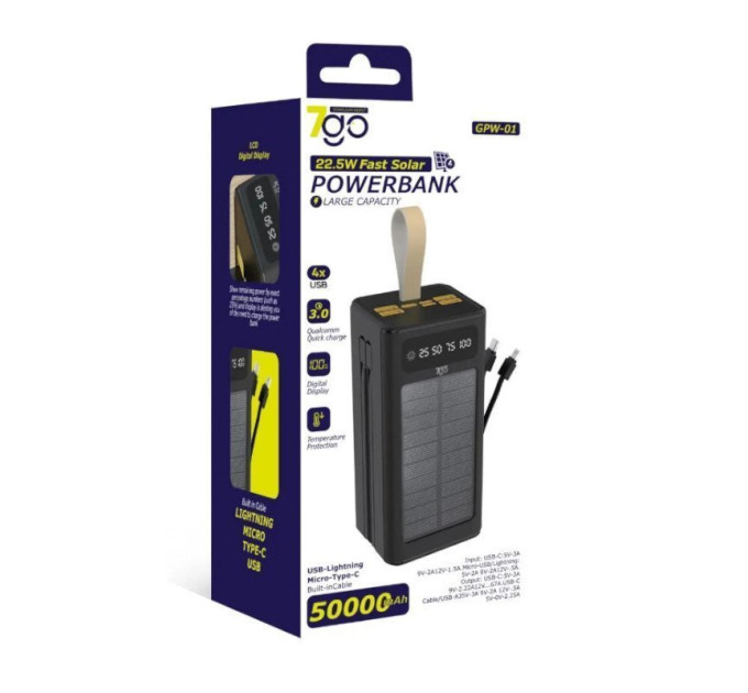 Powerbank 7GO GPW-01 50000mAh, 22.5W