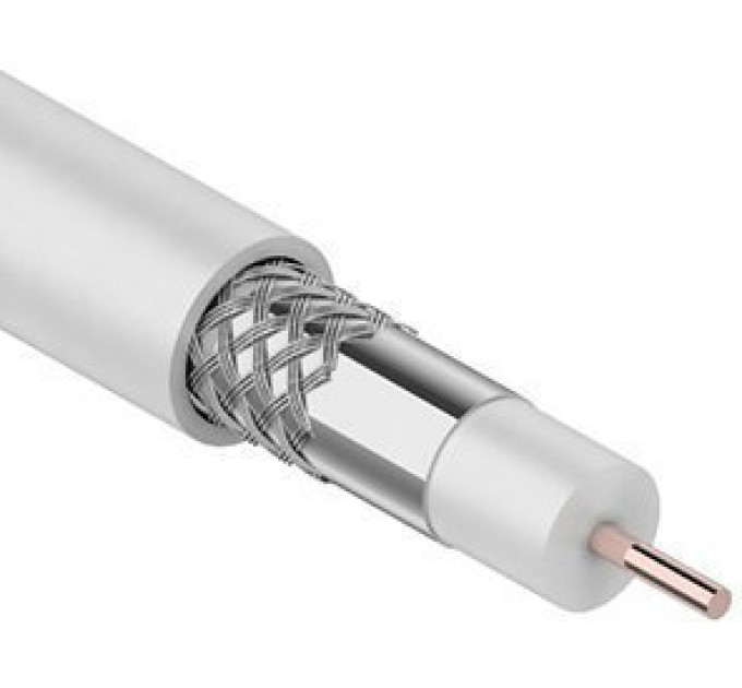 Кабель FinMark RG-6 (1м) white