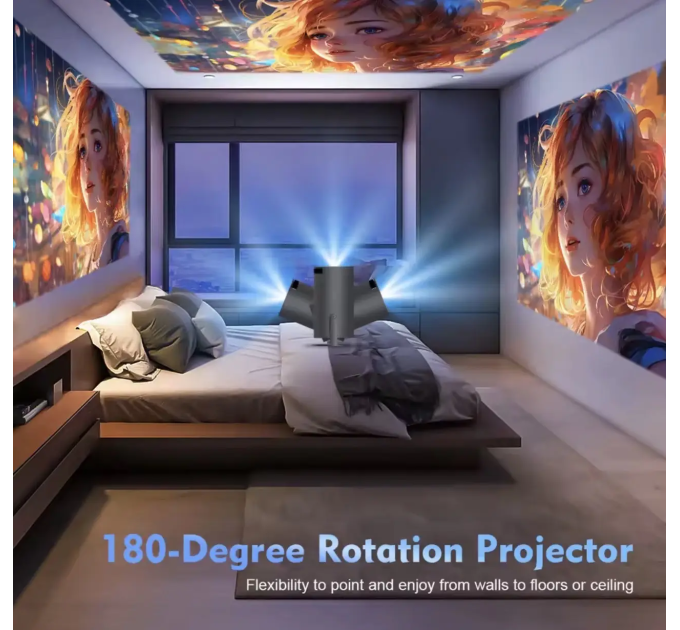 Портативный проектор Magcubic HY300PRO Android14, ANSІ 290, Allwinner h726