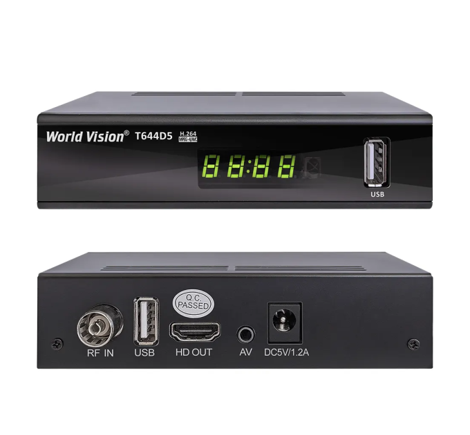 Цифровий ресивер World Vision T644D5 FM