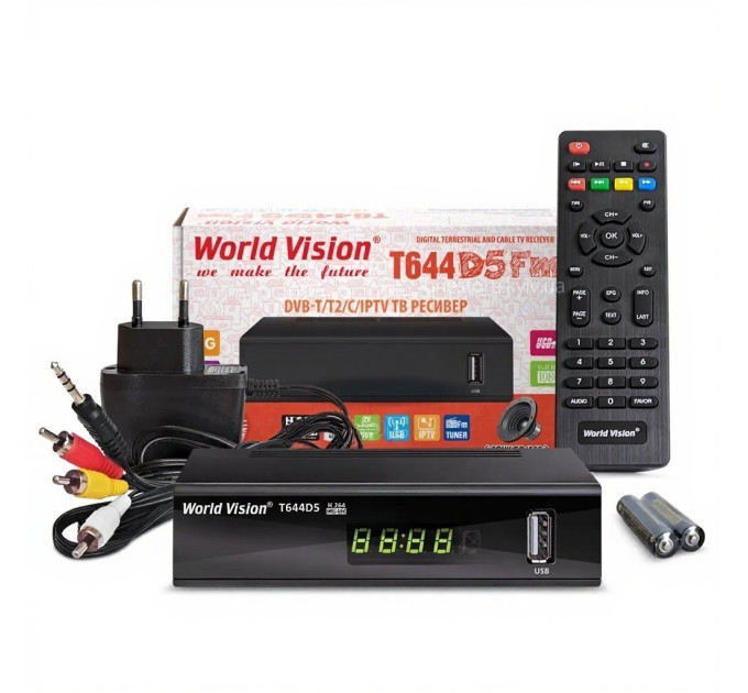 Цифровий ресивер World Vision T644D5 FM