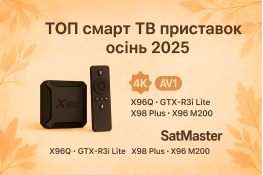 ТОП смарт ТВ приставок 2025 – огляд Android TV Box в Україні