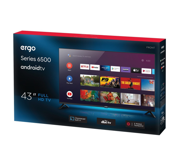 LED-телевізор ERGO 43GFS6500 (6815375)