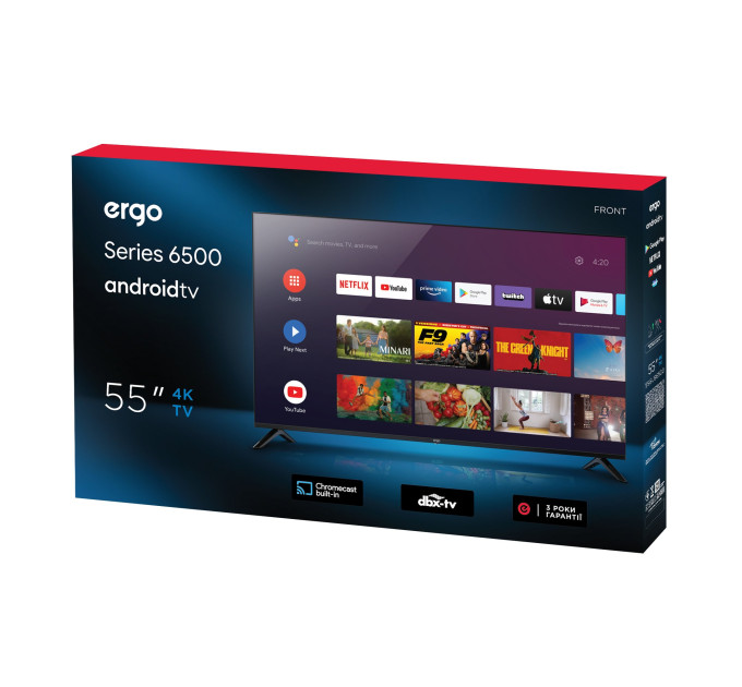 Телевізор ERGO 55GUS6500 (6890909)