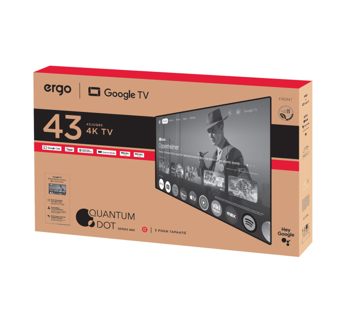 Телевізор ERGO QLED+ 43JUQ85 (6996974)