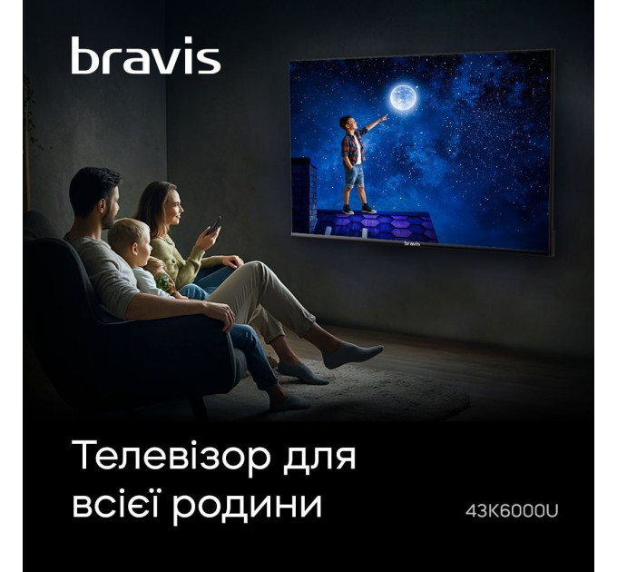 LED-телевізор Bravis 43K6000U  (6999004)