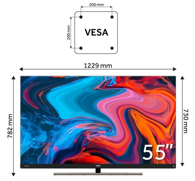 LED-телевізор Haier H55S900UX  (7006312)