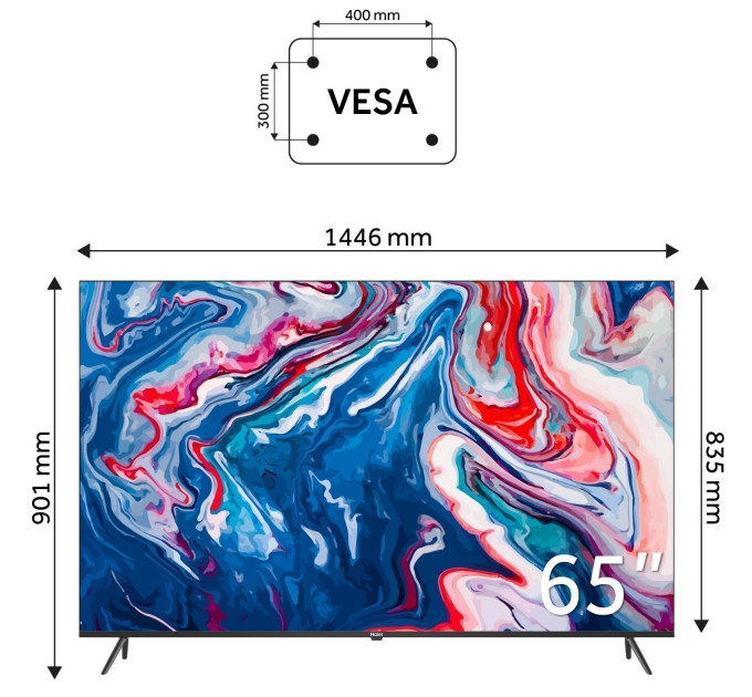 LED-телевізор Haier H65K801UG  (7006313)