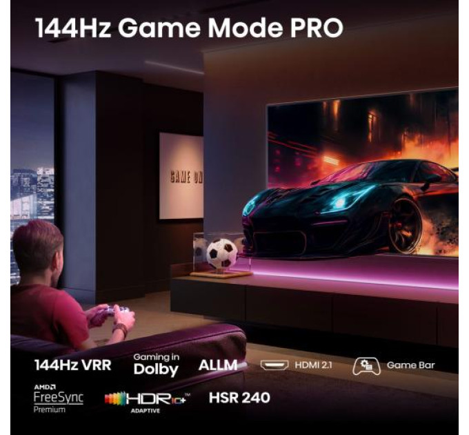 LED-телевізор Hisense 43E7Q PRO  (7134217)