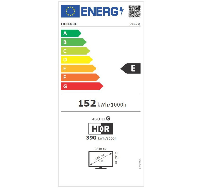 LED-телевізор Hisense 98E7Q (7134230)