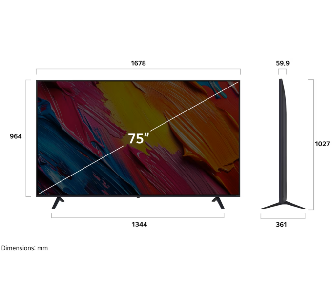 LED-телевізор LG 75QNED7EA6B  (7200257)