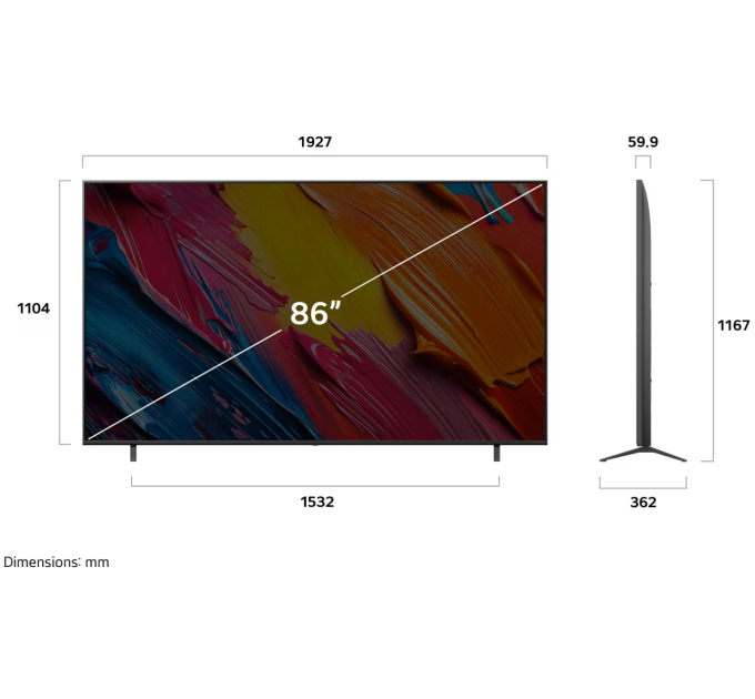 LED-телевізор LG 86QNED7EA6B  (7200258)