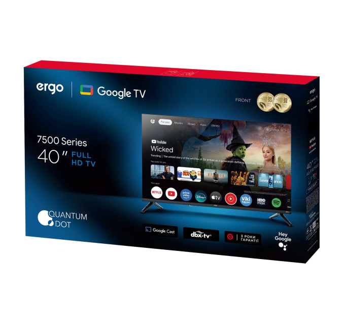 Телевізор ERGO 40JFQ7500 (7221380)