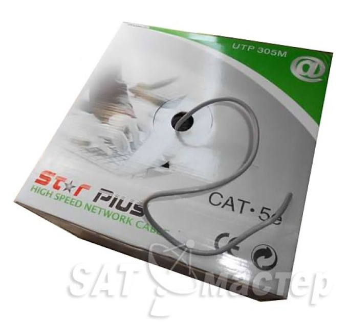 Кабель CAT.5e UTP 2*4 0.44 Star Plus