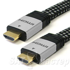 HDMi-HDMi v1.3 плоский 5м