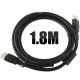Кабель HDMi фирит. кольца ( 1.8м )