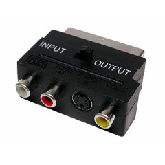 Переходник Scart AV с переключателем