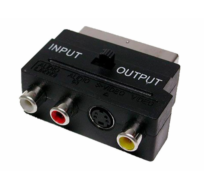 Переходник Scart AV с переключателем