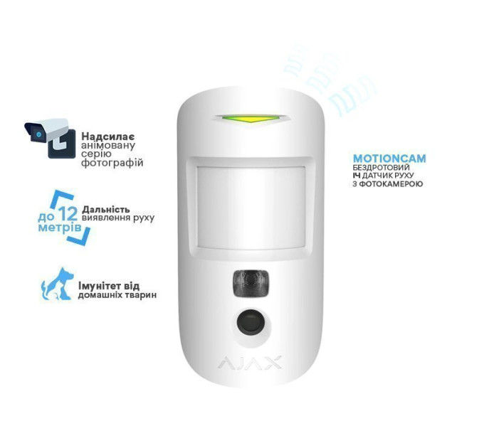 Комплект Ajax StarterKit Cam Plus White