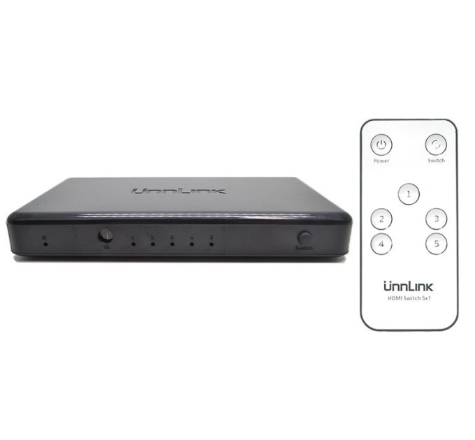 UnnLink HDMI Switch 5 x 1