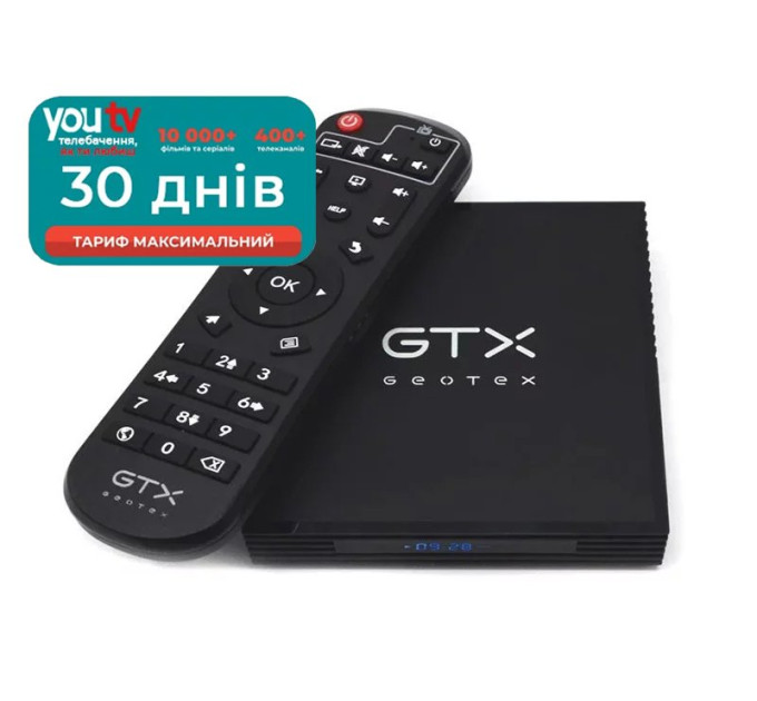 Смарт приставка Geotex GTX-R10i PRO 4/64 Gb