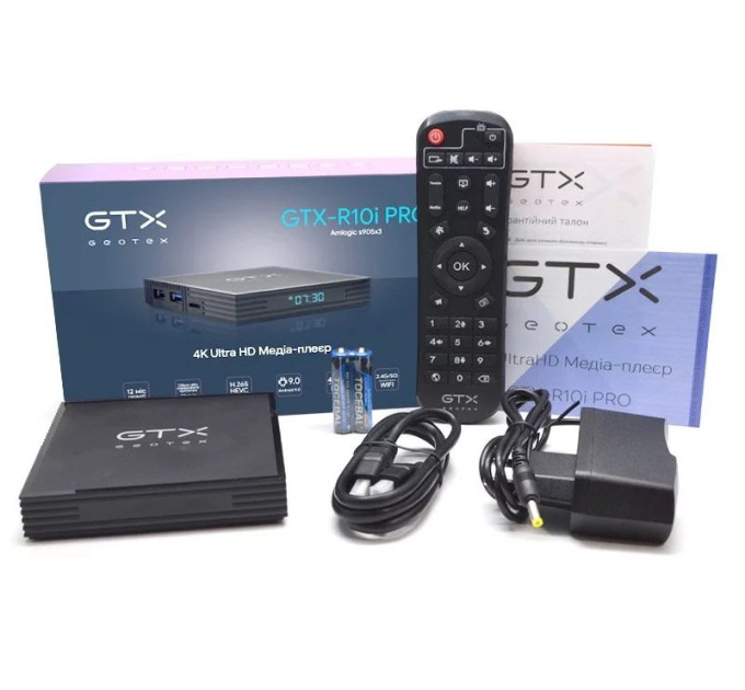 Смарт приставка Geotex GTX-R10i PRO 4/64 Gb