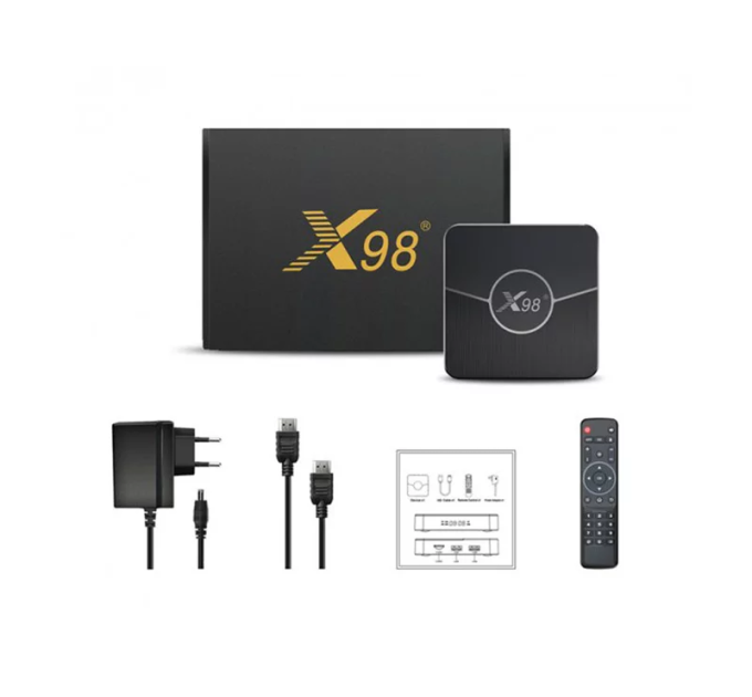 Смарт приставка X98 Plus 4/64Gb (+180 днів ТВ)