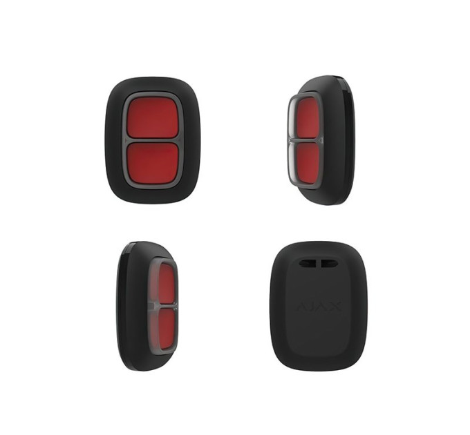 Тривожна кнопка Ajax DoubleButton Black