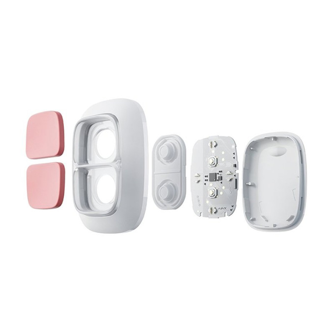 Тривожна кнопка Ajax DoubleButton White