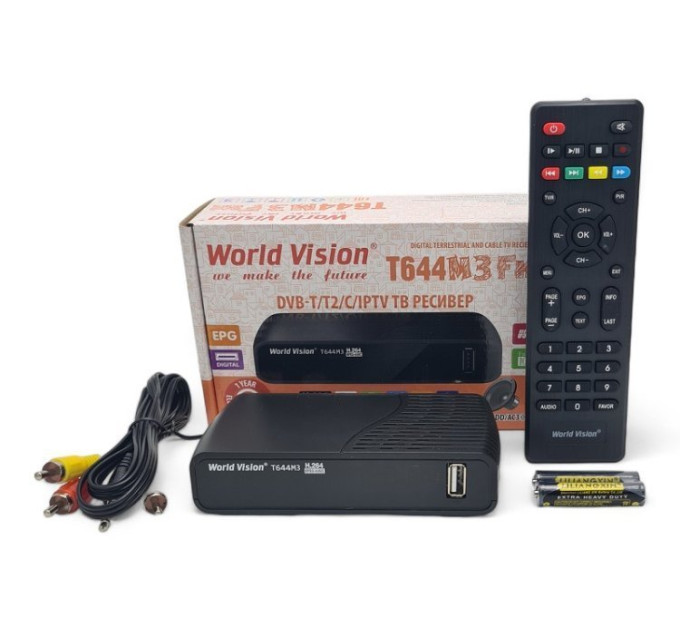 Цифровий ресивер World Vision T644M3 FM