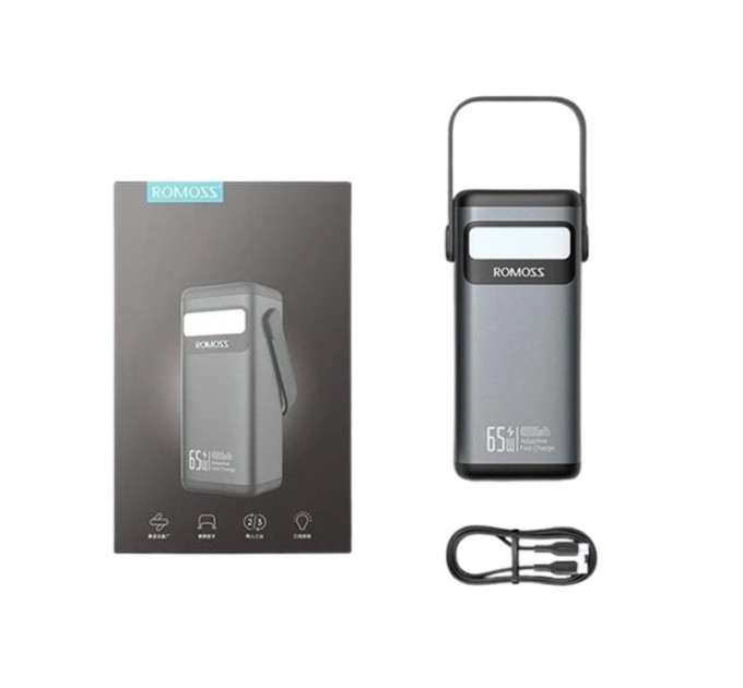 PowerBank для ноутбука ROMOSS 65W Pro (40000 mAh / 148 Wh, QC 4.0, Power Delivery)