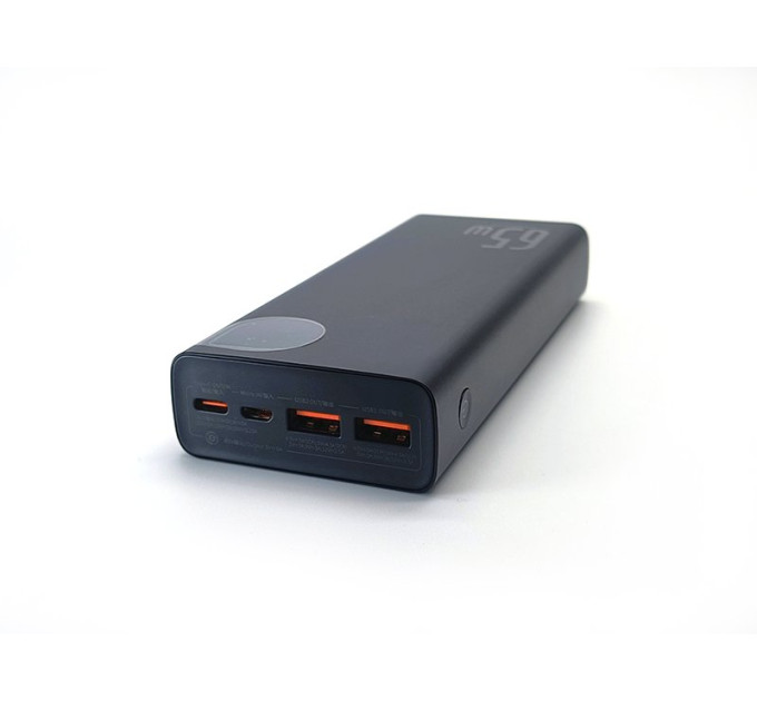 PowerBank для ноутбука BASEUS 65W Adaman Metal Digital  (20000 mAh, QC 3.0, Power Delivery)