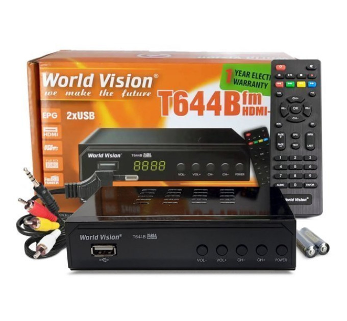 Цифровий ресивер World Vision T644B FM