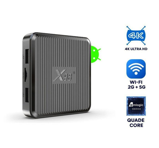 Смарт приставка X98Q 1/8Gb з WI-FI на Android 11
