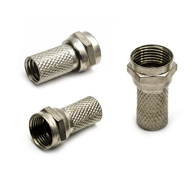 Набір штекерів і кабелю RG6 - 10 метрів | Комплект для підключення антени DVB-T2